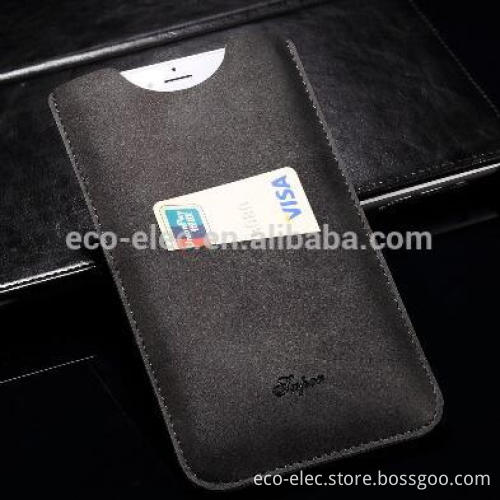 High quality Leather Phone case with card slot at the back side for iPhone 7